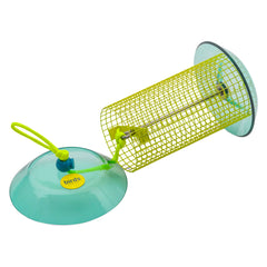 Sunflower Seed Feeder, Small - Teal & Yellow