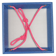 Hanging Tray Bird Feeder - Blue/Pink