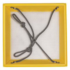 Hanging Tray Bird Feeder - Yellow/Gray