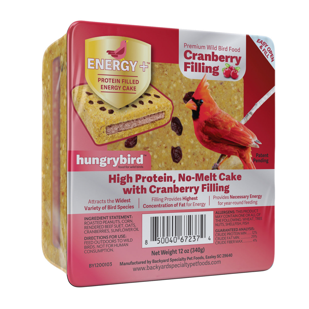 Cranberry Filled Energy Plus™ Protein Energy Cake