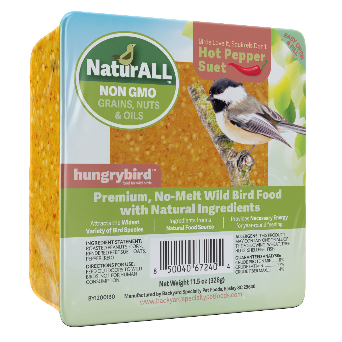 Hot Pepper NaturALL™ Protein Filled Energy Cake