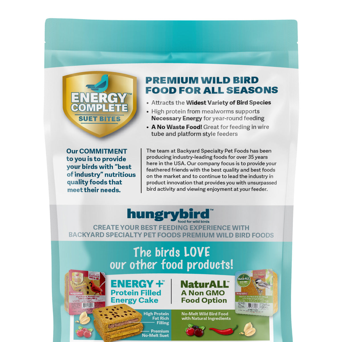 Peanut Butter Energy Complete™ High Protein Suet Bites